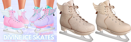 Second Life Marketplace - Spoiled - Divine Ice Skates Nude